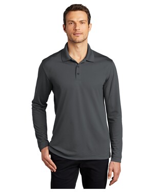 Dry Zone UV Micro-Mesh Long Sleeve Polo Shirt