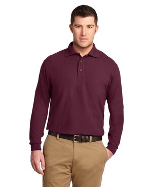 Long Sleeve Silk Touch Polo