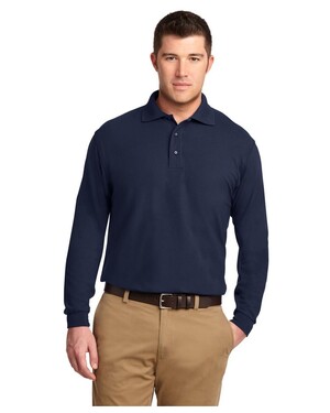Long Sleeve Silk Touch Polo
