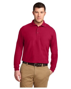 Long Sleeve Silk Touch Polo