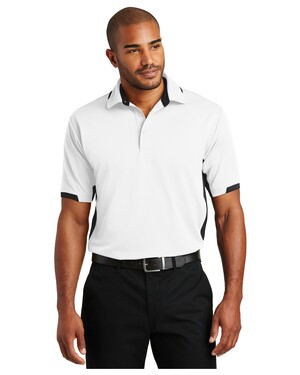 Dry Zone; Colorblock Ottoman Polo Shirt