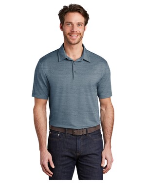 Stretch Heather Polo Shirt