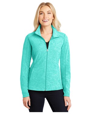 Women's Heather Microfleece Full-Zip Jacket