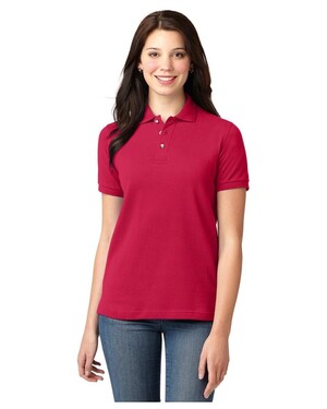 Women's Pique Knit Polo Shirt