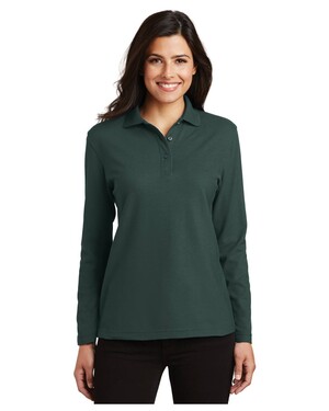 Women's Long Sleeve Silk Touch Polo