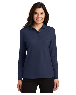 Women's Long Sleeve Silk Touch Polo