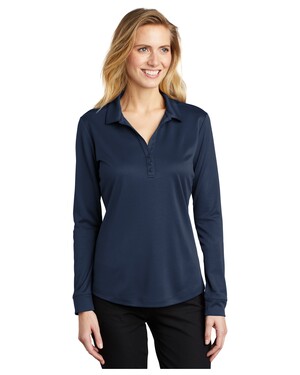 Women's Silk Touch Performance Long Sleeve Polo Shirt