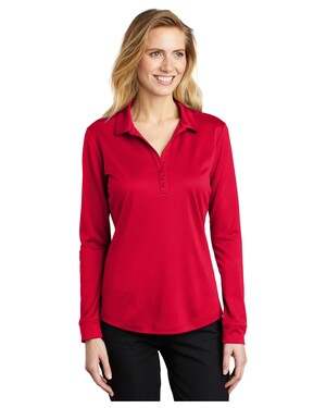 Women's Silk Touch Performance Long Sleeve Polo Shirt