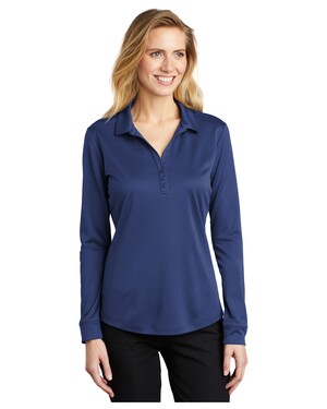 Women's Silk Touch Performance Long Sleeve Polo Shirt
