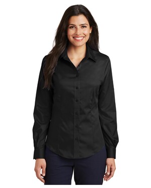 Women's Long Sleeve Non-Iron Twill Shirt.