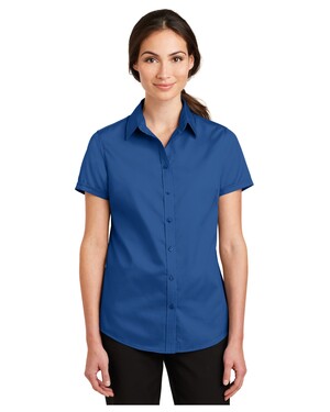 Women's Short Sleeve SuperPro  Twill Shirt