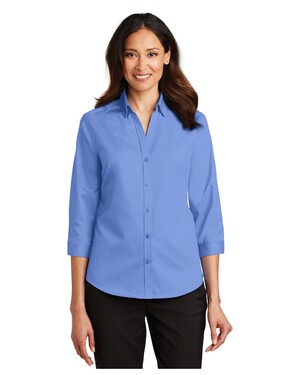 Women's 3/4-Sleeve SuperPro  Twill Shirt