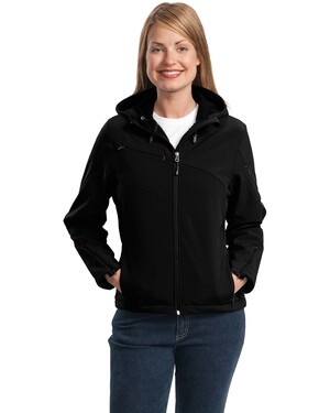 Women's Textured Hooded Soft Shell Jacket