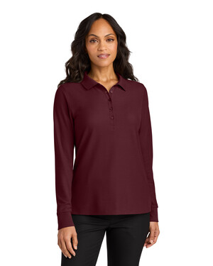Women's Wearever Signature Pique Long Sleeve Polo
