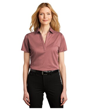 Women's Heathered Silk Touch Performance Polo 