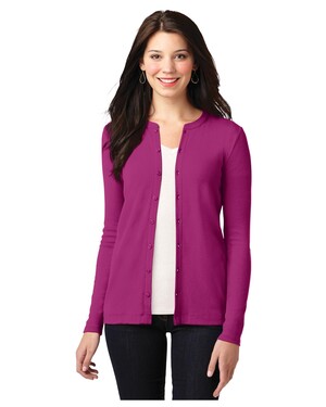 Ladies Concept Stretch Button-Front Cardigan Sweater