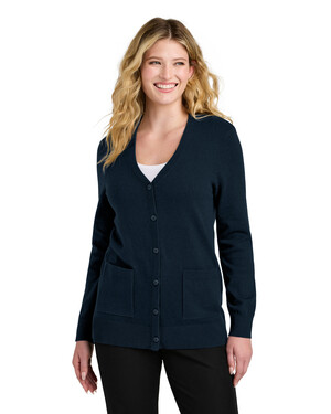 Women's Easy Care Button-Up Cardigan Sweater