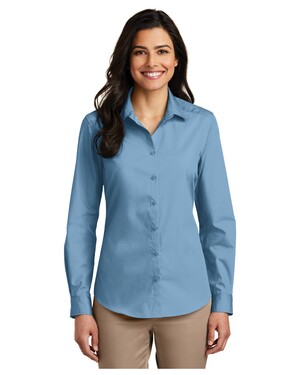 Women's Long Sleeve Carefree Poplin Shirt