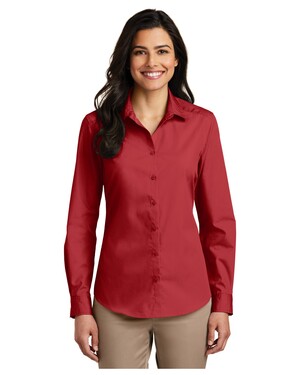 Women's Long Sleeve Carefree Poplin Shirt