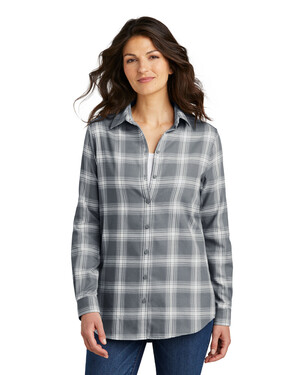 Women's Plaid Flannel Tunic