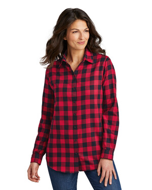 Women's Plaid Flannel Tunic