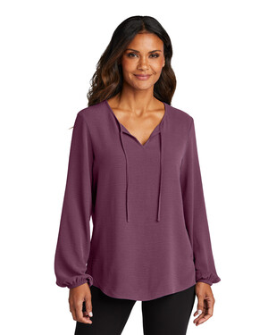 Ladies Textured Crepe Blouse
