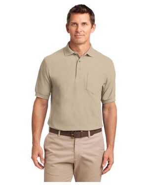 Tall Silk Touch Polo Shirt with Pocket