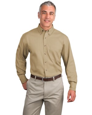 Tall Long Sleeve Twill Shirt