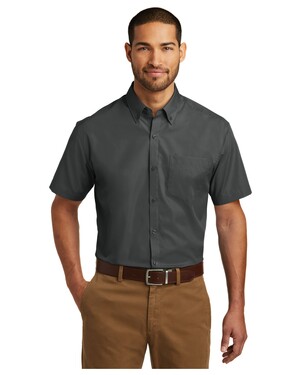 Short Sleeve Carefree Poplin Shirt
