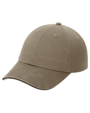 Washed Twill Sandwich Bill Cap