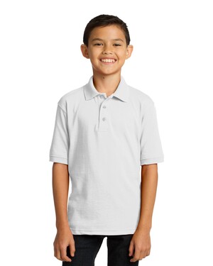 Youth 5.5-Ounce Jersey Knit Polo Shirt