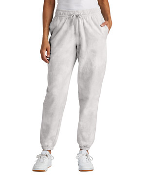 Women's Beach Wash Cloud Tie-Dye Sweatpants with Pockets