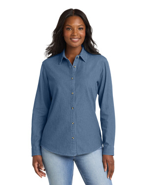 Women's Long Sleeve Value Denim Shirt