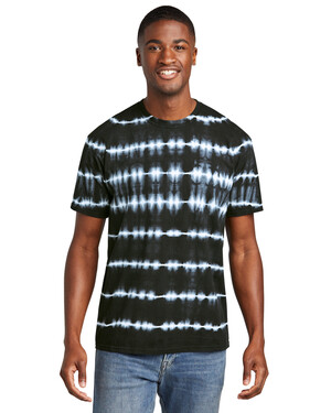  Allover Stripe Tie-Dye T-Shirt
