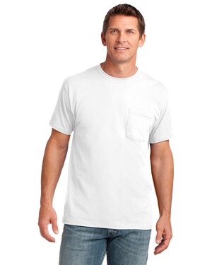 54-oz 100% Cotton Pocket T-Shirt