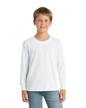 Youth Long Sleeve 5.4-oz 100% Cotton T-Shirt