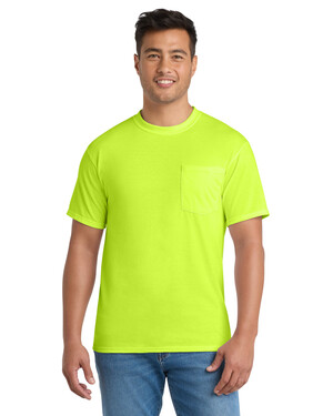 Tall 50/50 Cotton/Poly T-Shirt with Pocket