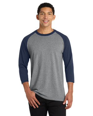 50/50 Cotton/Poly 3/4-Sleeve Raglan T-Shirt