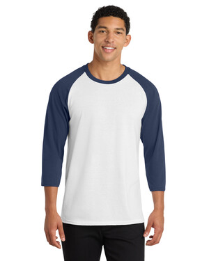 50/50 Cotton/Poly 3/4-Sleeve Raglan T-Shirt