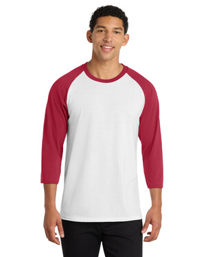 50/50 Cotton/Poly 3/4-Sleeve Raglan T-Shirt