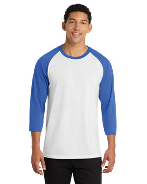 50/50 Cotton/Poly 3/4-Sleeve Raglan T-Shirt