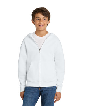 Youth Core Fleece Full-Zip Hooded Sweatshirt 