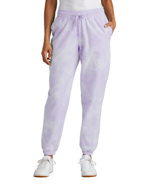 Women's Beach Wash Cloud Tie-Dye Sweatpants with Pockets