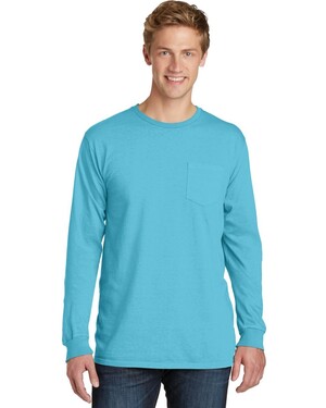 Essential Pigment-Dyed Long Sleeve Pocket T-Shirt