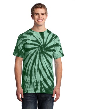 Port & Company PC147 Tie-Dye Tee - Kelly - 2XL