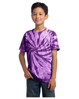 Port & Company Boys' Essential Tie-Dye T-Shirt (PC147Y) - 5.4 Oz 100% Cotton Standard Fit Tee