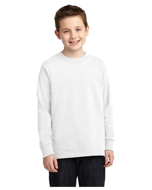 Youth Long Sleeve 5.4-oz 100% Cotton T-Shirt