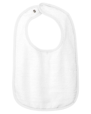 Infant Contrast Trim Terry Bib