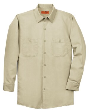 Long Size, Long Sleeve Industrial Work Shirt