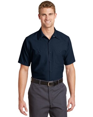 Long Size, Short Sleeve Industrial Work Shirt